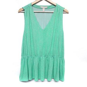 BANANA REPUBLIC Peplum Waist Polka Dot Blouse